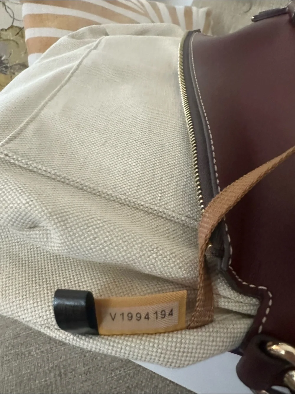 Dooney & Bourke Smooth Italian  Burgundy Leather Satchel w/Wallet 8.5 x 4  Set